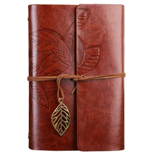 Load image into Gallery viewer, Creative Retro Autumn Leaves Pattern Loose-leaf Travel Diary Notebook, Size: M, M