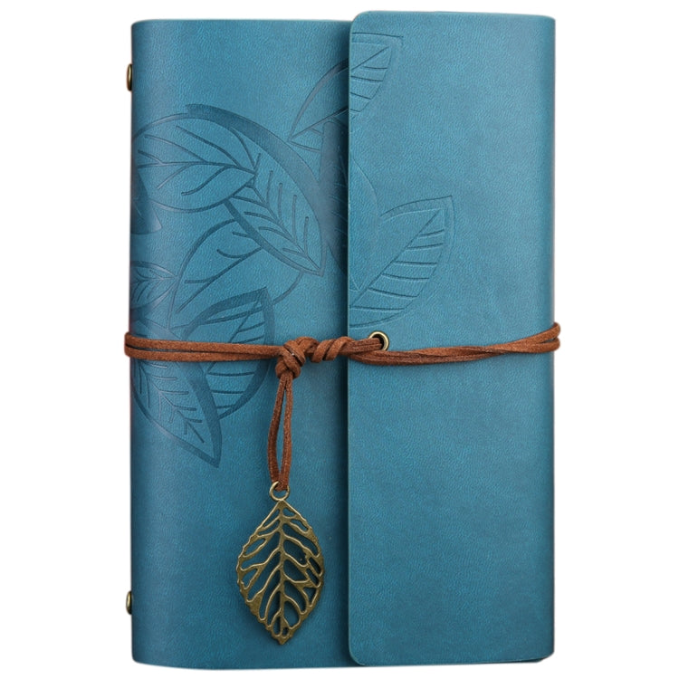 Creative Retro Autumn Leaves Pattern Loose-leaf Travel Diary Notebook, Size: S, S