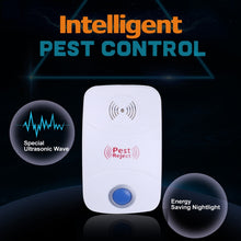 Load image into Gallery viewer, Electronic Ultrasonic Mosquito Rat Pest Control Repeller with LED Light, US Plug, AC90V-250V, US Plug