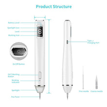 Load image into Gallery viewer, Xpreen XPRE061 Professional Dark Spot Remover Freckle Tattoo Chargeable Wart Mole Remover, with LED Screen and Spotlight