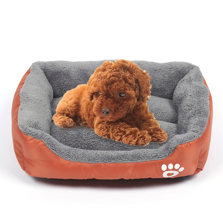 Candy Color Four Seasons Genuine Warm Pet Dog Kennel Mat Teddy Dog Mat, Size: S, 43×32×10cm, Size: S