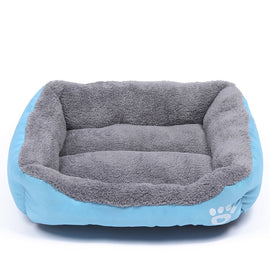 Candy Color Four Seasons Genuine Warm Pet Dog Kennel Mat Teddy Dog Mat, Size: S, 43×32×10cm, Size: S
