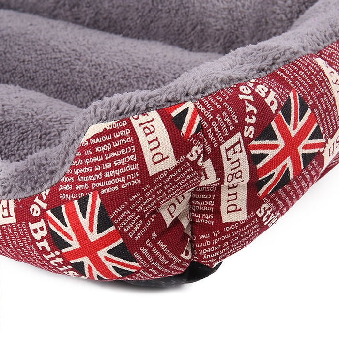 Candy Color Four Seasons Genuine Warm Pet Dog Kennel Mat Teddy Dog Mat, Size: S, 43×32×10cm, Size: S