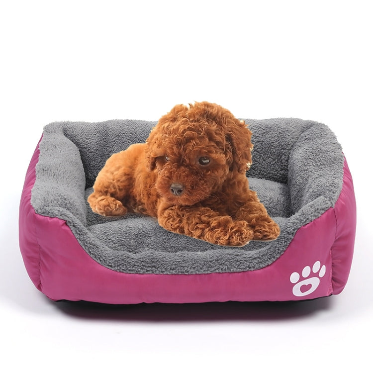 Candy Color Four Seasons Genuine Warm Pet Dog Kennel Mat Teddy Dog Mat, Size: S, 43×32×10cm, Size: S
