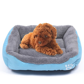 Candy Color Four Seasons Genuine Warm Pet Dog Kennel Mat Teddy Dog Mat, Size: XL, 80×60×16cm, Size: XL
