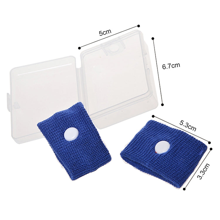 Physical Method Carsickness Prevention Antiemetic Polyester Wristband, One Pair