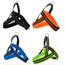 Load image into Gallery viewer, Pet Dogs A7 Reflective Polyester Chest Harness Lead Leash Traction Big Dogs Safety Chain Rope Collar, Size: XS, 2.0*42*50cm, Size: XS, 2.0*42*50cm