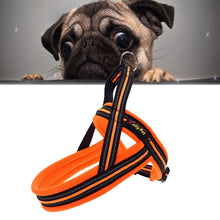 Load image into Gallery viewer, Pet Dogs A7 Reflective Polyester Chest Harness Lead Leash Traction Big Dogs Safety Chain Rope Collar, Size: S, 2.0*50*62cm, Size: S, 2.0*50*62cm