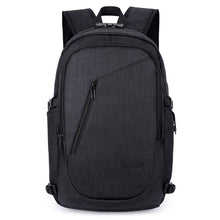 Load image into Gallery viewer, Multi-Function Large Capacity Travel Casual Backpack Laptop Computer Bag with External USB Charging Interface &amp; Headphone Jack &amp; Anti-theft Lock for Men