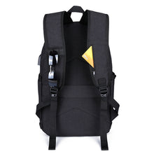 Load image into Gallery viewer, Multi-Function Large Capacity Travel Casual Backpack Laptop Computer Bag with External USB Charging Interface &amp; Headphone Jack &amp; Anti-theft Lock for Men