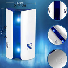 Load image into Gallery viewer, Electromagnetic Wave Frequency-conversion Double Waves Multi-function Mosquito Repellent Ultrasonic Pest Repeller, US Plug, UK Plug, EU Plug