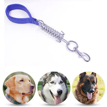 Load image into Gallery viewer, Pet Medium Large Dogs Cushion Traction Rope Spring Foam Handle Explosion-proof Short Chain, Size: 3mm*40cm, Foam Width: 2cm, Size: 3mm*40cm, Foam Width: 2cm