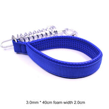 Load image into Gallery viewer, Pet Medium Large Dogs Cushion Traction Rope Spring Foam Handle Explosion-proof Short Chain, Size: 3mm*40cm, Foam Width: 2cm, Size: 3mm*40cm, Foam Width: 2cm