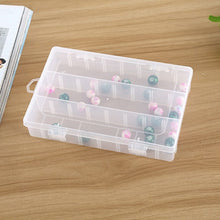Load image into Gallery viewer, Plastic Removable Grid 24 Slots Box Organizer Storage Container for Jewelry Earring, 24 Slots