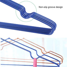 Load image into Gallery viewer, 10pcs Household Stainless Steel PVC Coating Anti-skid Traceless Clothes Drying Rack