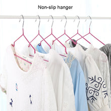 Load image into Gallery viewer, 10pcs Household Stainless Steel PVC Coating Anti-skid Traceless Clothes Drying Rack