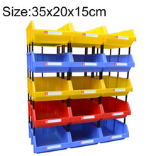 Load image into Gallery viewer, Thickened Oblique Plastic Box Combined Parts Box Material Box, Random Color Delivery, Size: 35cm x 20cm x 15cm, 35cm x 20cm x 15cm
