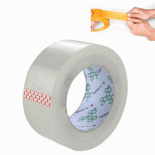 Load image into Gallery viewer, 45mm Width 15mm Thickness Package Sealing Packing Tape Roll Sticker, 45mm Width 15mm Thickness (Clear White), 45mm Width 15mm Thickness  (Transparent Yellow), 45mm Width 15mm Thickness (Yellow)