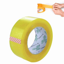 Load image into Gallery viewer, 45mm Width 15mm Thickness Package Sealing Packing Tape Roll Sticker, 45mm Width 15mm Thickness (Clear White), 45mm Width 15mm Thickness  (Transparent Yellow), 45mm Width 15mm Thickness (Yellow)