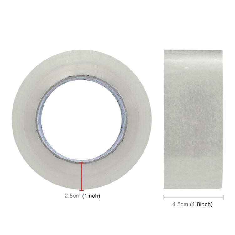 45mm Width 25mm Thickness Package Sealing Packing Tape Roll Sticker, 45mm Width 25mm Thickness (Clear White), 45mm Width 25mm Thickness  (Transparent Yellow), 45mm Width 25mm Thickness (Yellow)
