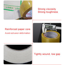 Load image into Gallery viewer, 45mm Width 25mm Thickness Package Sealing Packing Tape Roll Sticker, 45mm Width 25mm Thickness (Clear White), 45mm Width 25mm Thickness  (Transparent Yellow), 45mm Width 25mm Thickness (Yellow)