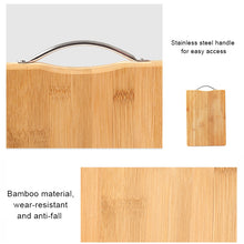 Load image into Gallery viewer, Kitchen Rectangular Bamboo Chopping Block Thickening Cutting Board,  Size: 30cm x 20cm, Size: 30cm x 20cm