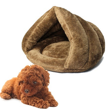 Load image into Gallery viewer, Triangular Cat Kennel Warm Thicken Mongolian Yurt Pet Dogs Cats House Size: M, 40×40×30cm, Size: M