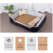 Load image into Gallery viewer, Dog Bone Pattern Big Soft Warm Kennel Pet Dog Cat Mat Blanket, Size: XS, 50×40×15cm, Size: XS