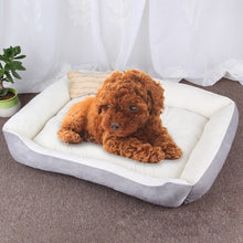 Load image into Gallery viewer, Dog Bone Pattern Big Soft Warm Kennel Pet Dog Cat Mat Blanket, Size: XS, 50×40×15cm, Size: XS