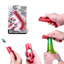Load image into Gallery viewer, Creative Beer Bottle Opener Cap Launch Kitchen Bar Tool, Cap Opener Grey, Cap Opener Red