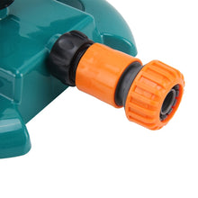Load image into Gallery viewer, Garden Automatic Rotating Nozzle 360 Degree Rotary Automatic Sprinkler Garden Lawn Watering Nozzle Irrigation Nozzle with 3/4 inch Water Hose Connector, With 3/4 inch Water Hose Connector