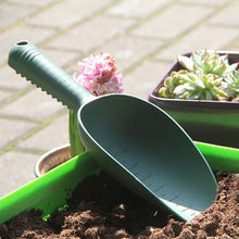 Load image into Gallery viewer, Plastic Soil Shovel Spoon Teaspoons Plastic Shovel Garden Tools Bucket Shovel Potted Cultivation Cylinder Mini Fleshy Plant Soil Spade Shovel, Random Color Delivery, Plastic Soil Shovel Spoon