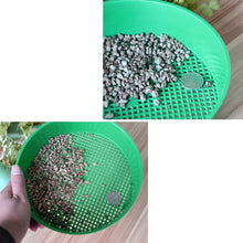 Load image into Gallery viewer, Plastic Mesh Sieve Soil Sieve PE Plastic Net Glasses of Gardening Tools Gardening Supplies, Sieve Diameter: 3 x 3.5mm, Plastic Mesh Sieve
