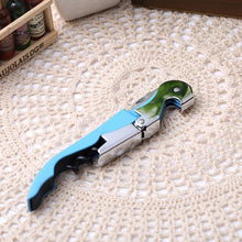 Load image into Gallery viewer, 10pcs Multi-function Sea Horse Pattern Stainless Wine Bottle Opener, Can Opener Bottle Opener, Random Color Delivery, Sea Horse Style