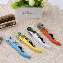 Load image into Gallery viewer, 10pcs Multi-function Sea Horse Pattern Stainless Wine Bottle Opener, Can Opener Bottle Opener, Random Color Delivery, Sea Horse Style