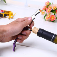 Load image into Gallery viewer, 10pcs Multi-function Sea Horse Pattern Stainless Wine Bottle Opener, Can Opener Bottle Opener, Random Color Delivery, Sea Horse Style