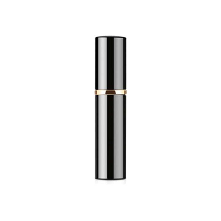 Portable Mini Refillable Glass Perfume Fine Mist Atomizers with Metallic Exterior, 5ml