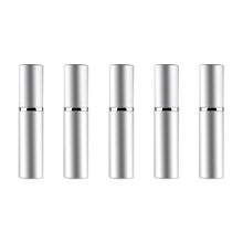 Load image into Gallery viewer, Portable Mini Refillable Glass Perfume Fine Mist Atomizers with Metallic Exterior, 5ml