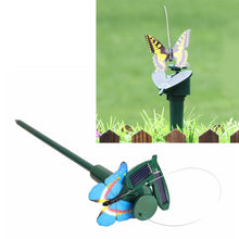Load image into Gallery viewer, Solar Powered Electric Rotating Butterfly Hummingbird Decorative Fly Simulation Butterfly Pet Funny Toy Gardening Pastoral Decoration Toys, Butterfly 2