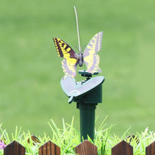 Load image into Gallery viewer, Solar Powered Electric Rotating Butterfly Hummingbird Decorative Fly Simulation Butterfly Pet Funny Toy Gardening Pastoral Decoration Toys, Butterfly 2