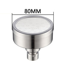 Load image into Gallery viewer, Removable and Washable 304 Stainless Steel Round Pressurized Top Spray Shower Head, Size: 80mm, Pattern C