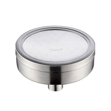 Load image into Gallery viewer, Removable and Washable 304 Stainless Steel Round Pressurized Top Spray Shower Head, Size: 118mm, Pattern D