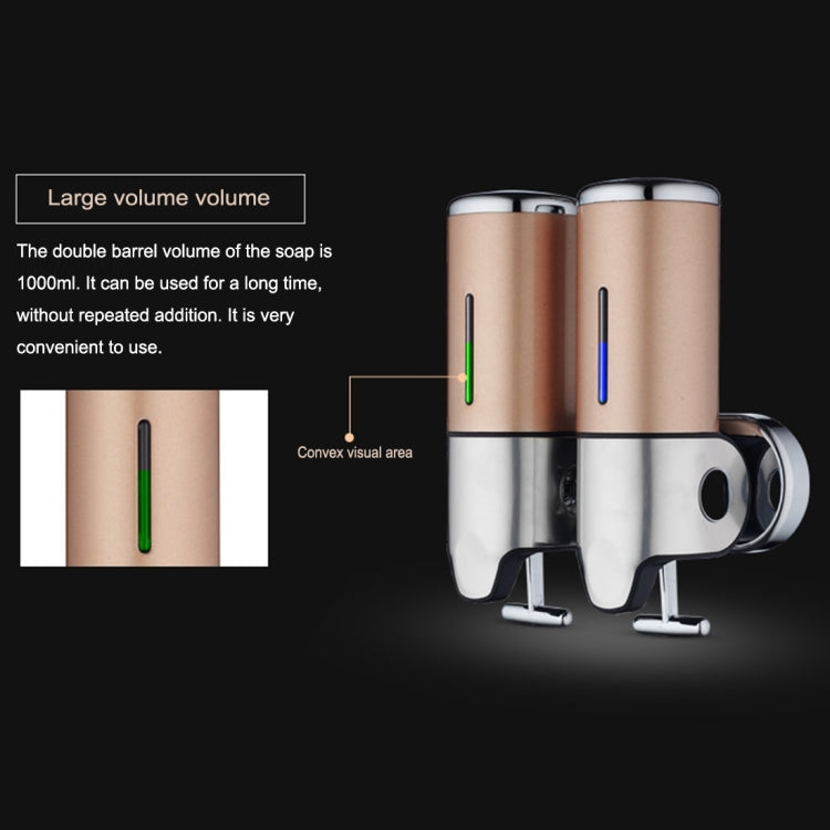 Hotel Shower Manual Dispenser Wall Mounted Washing Liquid Shampoo Soap Bottle, Capacity: 500ml, 500ml/Dark Red, 500ml/Green, 500ml/Gold, 500ml/Blue, 500ml/Purple, 500ml/Silver, 500ml/White