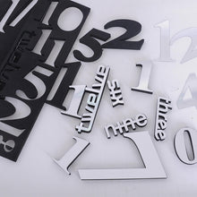 Load image into Gallery viewer, Creative 3D Mirror DIY Wall Sticker Clock, Size: 120*120cm, Size: 120*120cm(Yellow), Size: 120*120cm(Black), Size: 120*120cm(Blue), Size: 120*120cm(Red), Size: 120*120cm(White)