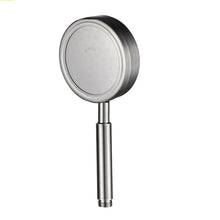 Load image into Gallery viewer, Removable and Washable 304 Stainless Steel Round Pressurized Handheld Shower Head, Size: 117mm, Pattern E
