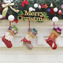 Load image into Gallery viewer, Hang Ornament Christmas Stockings Present Bags, Random Style Delivery, XD17125