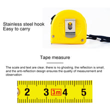 Load image into Gallery viewer, deli Retractable Ruler Measuring Tape Portable Pull Ruler Mini Tape Measure, Length: 5m, 5m