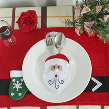 Load image into Gallery viewer, 3 in 1 Christmas Decoration Cartoon Style Cutlery Holders, Cartoon Style