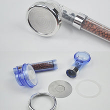 Load image into Gallery viewer, PC Negative Ions Shower Head, Size: Small, Interface:  2cm, Size: Small(Blue), Size: Small(Transparent)
