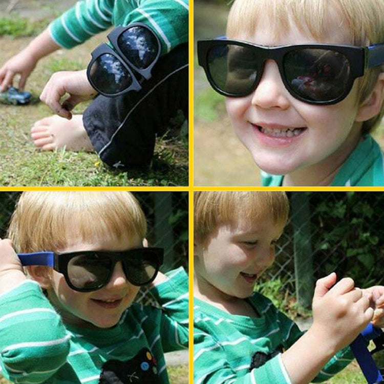 New Fashion Crimp Folding Mirror Pops Polarized Sunglasses Casual UV400 Protection Glasses for Men / Women